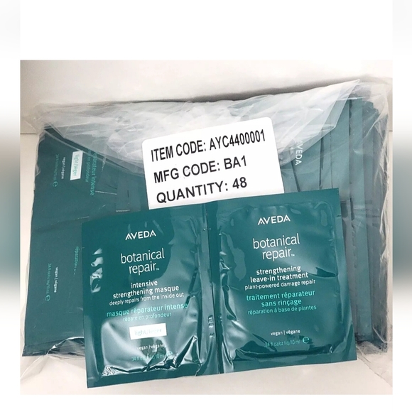 48 duo packets Aveda Botanical Repair Intensive Strengthening Masque 0.3… - Picture 3 of 4